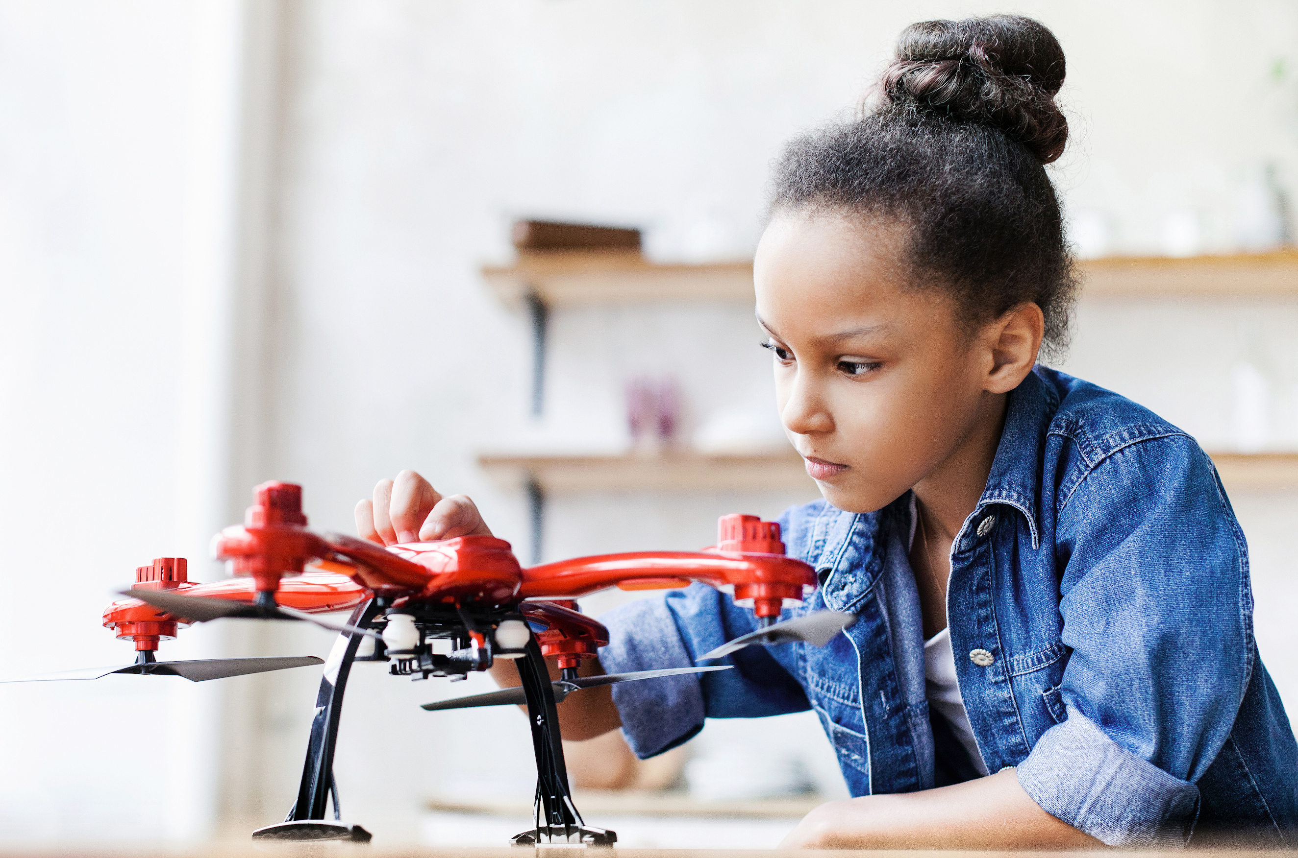 Drones en la escuela